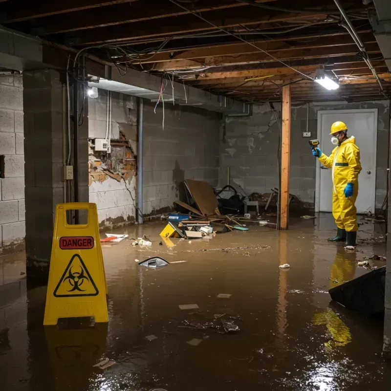 Flooded Basement Electrical Hazard in Homestead Meadows South, TX Property